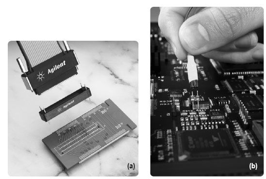 圖1. 這些照片對&ldquo;設計中包括連接&rdquo;的探頭和&ldquo;事后連接&rdquo;的探頭進行比較。