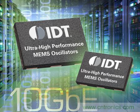 IDT公司4H系列MEMS振蕩器具有業界最低的相位抖動
