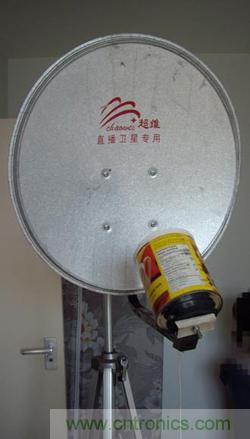 最簡(jiǎn)單使用的天線&mdash;&mdash;罐頭天線，可做正饋大鍋饋源！ 