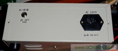 DIY穩壓電源：尾部圖解