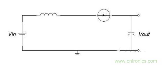 開關斷開(三極管截止)時的等效電路