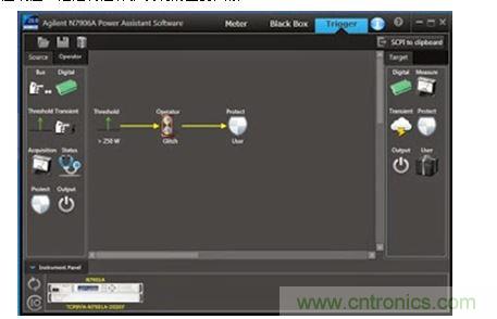 N7906A 軟件工具可以直觀地配置過(guò)功率保護(hù)關(guān)機(jī)