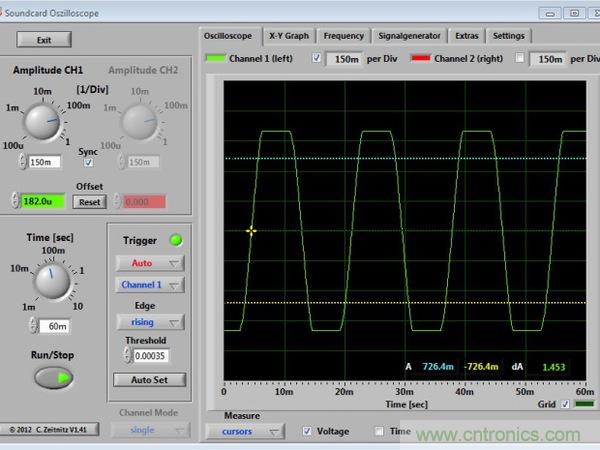 利用軟件和簡單電路就能把電腦音效卡變成示波器