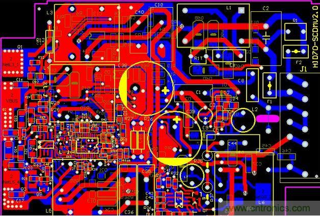 【導(dǎo)讀】對于一個新設(shè)計的電路板，調(diào)試起來往往會遇到一些困難，特別是當(dāng)板比較大、元件比較多時，往往無從下手。但如果掌握好一套合理的調(diào)試方法，調(diào)試起來將會事半功倍。  　　對于剛拿回來的新pcb板，我們首先要大概觀察一下，板上是否存在問題，例如是否有明顯的裂痕，有無短路、開路等現(xiàn)象。如果有必要的話，可以檢查一下電源跟地線之間的電阻是否足夠大。  　　然后就是安裝元件了。相互獨立的模塊，如果您沒有把握保證它們工作正常時，最好不要全部都裝上，而是一部分一部分的裝上（對于比較小的電路，可以一次全部裝上），這樣容易確定故障范圍，免得到時遇到問題時，無從下手。一般來說，可以把電源部分先裝好，然后就上電檢測電源輸出電壓是否正常。如果在上電時您沒有太大的把握（即使有很大的把握，也建議您加上一個保險絲，以防萬一），可考慮使用帶限流功能的可調(diào)穩(wěn)壓電源。先預(yù)設(shè)好過流保護(hù)電流，然后將穩(wěn)壓電電源的電壓值慢慢往上調(diào)，并監(jiān)測輸入電流、輸入電壓以及輸出電壓。如果往上調(diào)的過程中，沒有出現(xiàn)過流保護(hù)等問題，且輸出電壓也達(dá)到了正常，則說明電源部分OK。反之，則要斷開電源，尋找故障點，并重復(fù)上述步驟，直到電源正常為止。  　　接下來逐漸安裝其它模塊，每安裝好一個模塊，就上電測試一下，上電時也是按照上面的步驟，以避免因為設(shè)計錯誤或/和安裝錯誤而導(dǎo)致過流而燒壞元件。  　　尋找故障的辦法一般有下面幾種：  　　①測量電壓法。首先要確認(rèn)的是各芯片電源引腳的電壓是否正常，其次檢查各種參考電壓是否正常，另外還有各點的工作電壓是否正常等。例如，一般的硅三極管導(dǎo)通時，BE結(jié)電壓在0.7V左右，而CE結(jié)電壓則在0.3V左右或者更小。如果一個三極管的BE結(jié)電壓大于0.7V（特殊三極管除外，例如達(dá)林頓管等），可能就是BE結(jié)就開路。  　　②信號注入法。將信號源加至輸入端，然后依次往后測量各點的波形，看是否正常，以找到故障點。有時我們也會用更簡單的辦法，例如用手握一個鑷子，去碰觸各級的輸入端，看輸出端是否有反應(yīng)，這在音頻、視頻等放大電路中常使用（但要注意，熱底板的電路或者電壓高的電路，不能使用此法，否則可能會導(dǎo)致觸電）。如果碰前一級沒有反應(yīng)，而碰后一級有反應(yīng)，則說明問題出在前一級，應(yīng)重點檢查。  　　③當(dāng)然，還有很多其它的尋找故障點的方法，例如看、聽、聞、摸等。&ldquo;看&rdquo;就是看元件有無明顯的機(jī)械損壞，例如破裂、燒黑、變形等;&ldquo;聽&rdquo;就是聽工作聲音是否正常，例如一些不該響的東西在響，該響的地方不響或者聲音不正常等;&ldquo;聞&rdquo;就是檢查是否有異味，例如燒焦的味道、電容電解液的味道等，對于一個有經(jīng)驗的電子維修人員來說，對這些氣味是很敏感的;&ldquo;摸&rdquo;就是用手去試探器件的溫度是否正常，例如太熱，或者太涼。一些功率器件，工作起來時會發(fā)熱，如果摸上去是涼的，則基本上可以判斷它沒有工作起來。但如果不該熱的地方熱了或者該熱的地方太熱了，那也是不行的。一般的功率三極管、穩(wěn)壓芯片等，工作在70度以下是完全沒問題的。70度大概是怎樣的一個概念呢？如果你將手壓上去，可以堅持三秒鐘以上，就說明溫度大概在70度以下（注意要先試探性的去摸，千萬別把手燙傷了）。  　　好了，關(guān)于調(diào)試的問題，我們今天就暫時講這么多，如果想要了解更多的調(diào)試方法和經(jīng)驗，可以去找一些家用電器維修的書來看看，一個好的設(shè)計人員，首先應(yīng)該是一個好的維修人員。