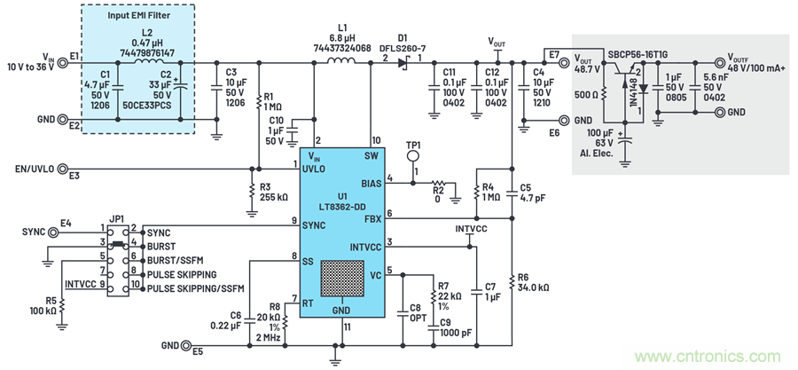 讓我們做一個超低噪聲、48 V、幻像麥克風電源怎么樣？