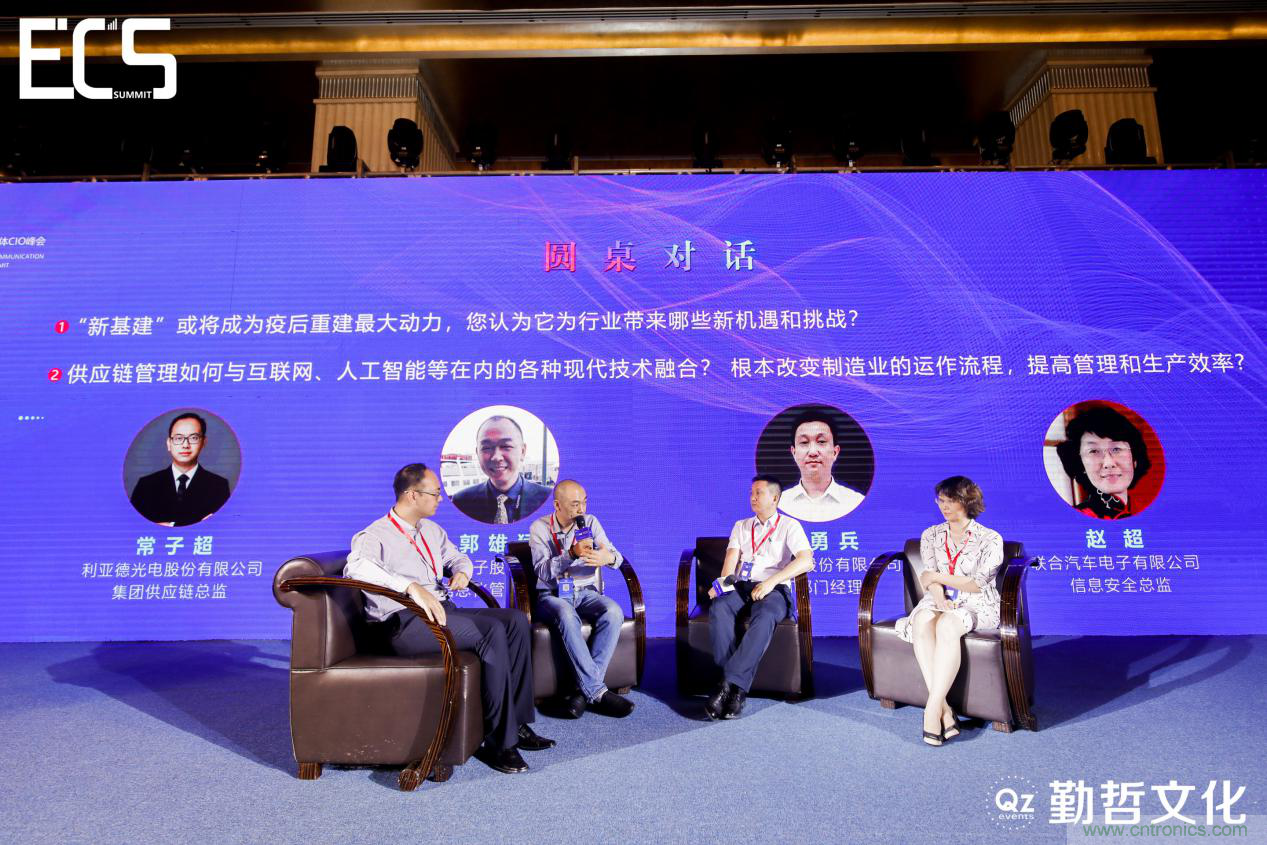 【ECS 2020】第二屆中國電子通信與半導體CIO峰會圓滿落幕！