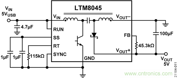 USB供電、915MHz ISM無線電頻段、具有過溫管理功能的1W功率放大器