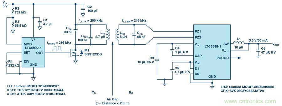 沒有電池的應用，是否可以采用無線供電？