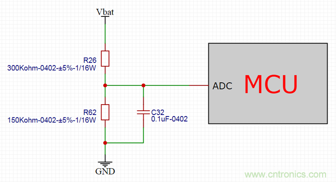 電池電壓偵測(cè)電路&ldquo;踩坑&rdquo;：分壓電阻的精度竟然是5%，不是1%