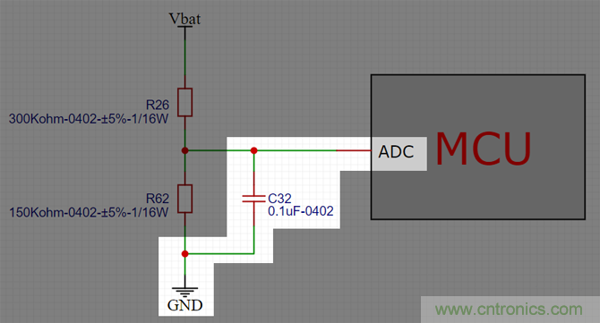 電池電壓偵測(cè)電路&ldquo;踩坑&rdquo;：分壓電阻的精度竟然是5%，不是1%