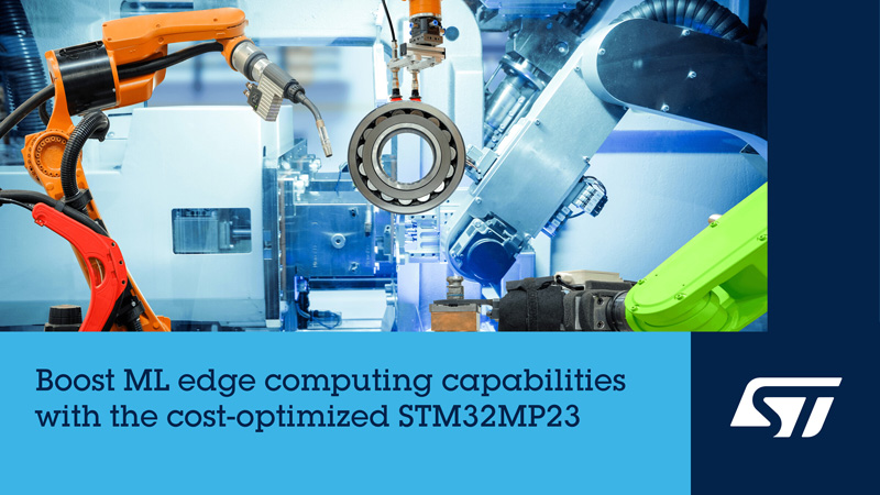 ST 推出 STM32MP23高性價比MPU，搭載兩個Arm Cortex-A35處理器核心