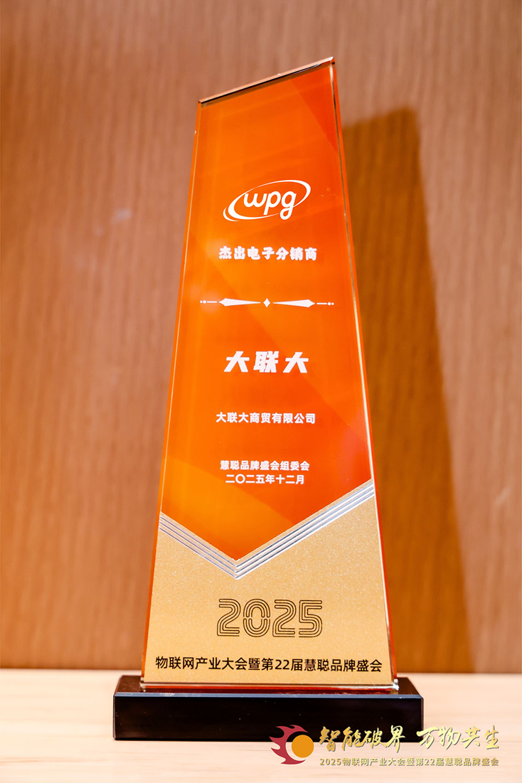 二十載深耕，今朝加冕：大聯大獲物聯網大會公認“杰出電子分銷商”殊榮