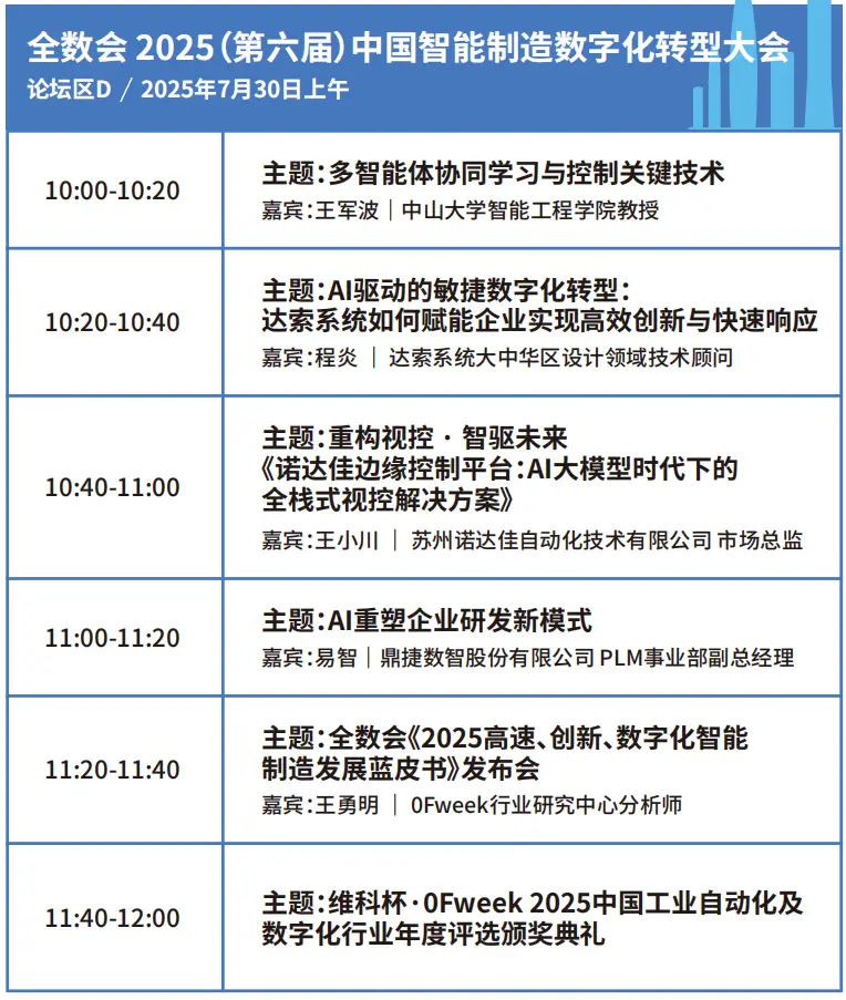2025深圳智能工業展倒計時：華為、大族、富士康等名企齊聚（附超全參觀攻略）
