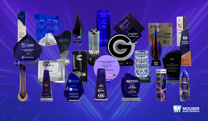 再創(chuàng)佳績！貿(mào)澤電子2024年狂攬全球制造商25+項(xiàng)頂尖代理大獎
