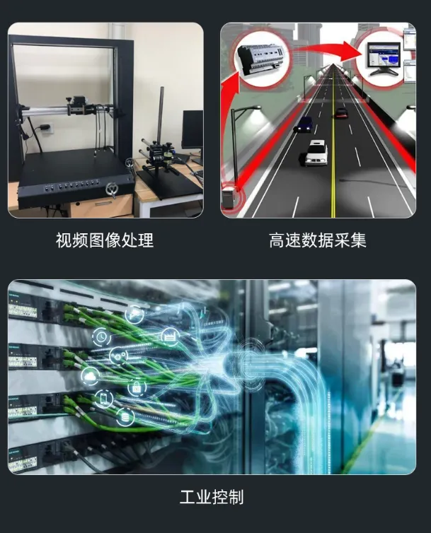 基于賽靈思、紫光芯片開發的FPGA高速通信開發板，適用于圖像處理、工業控制場景